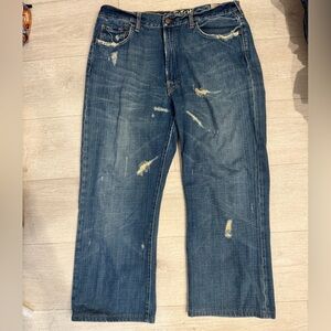 Casual Distressed Denim Jeans for Men